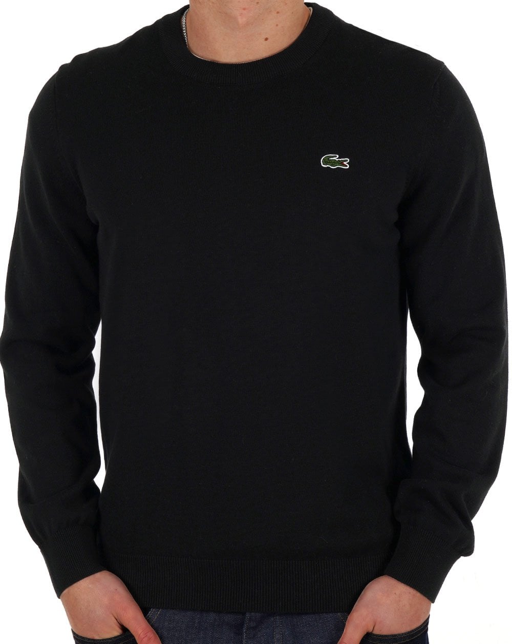 Lacoste Crew Neck Knit Black