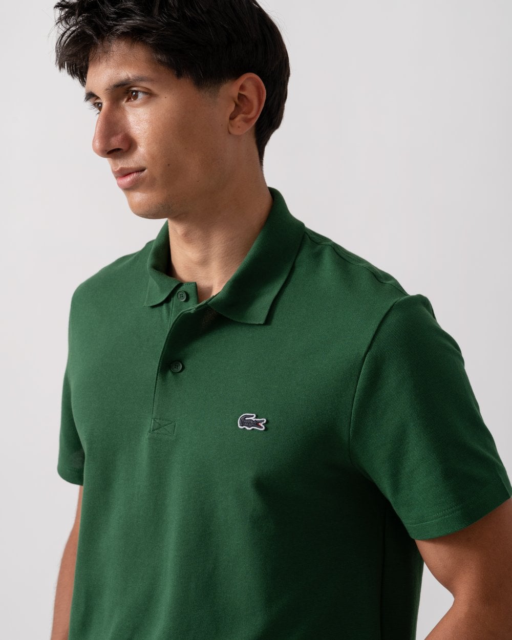 Lacoste Short Sleeved Mens Polo Shirt - Green 132