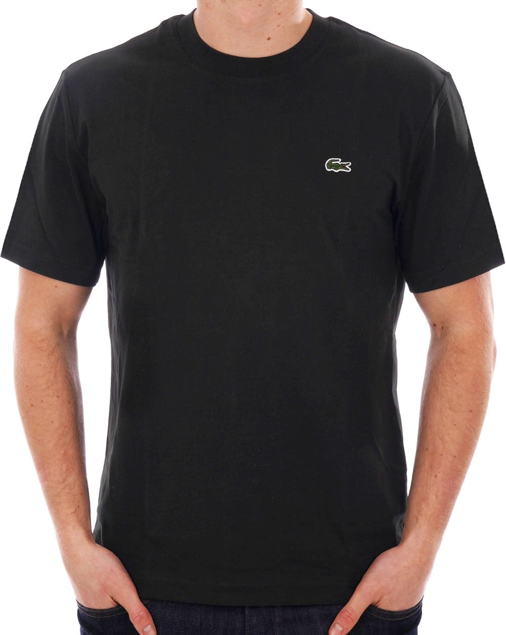 Lacoste Classic Fit Cotton Jersey T Shirt Black