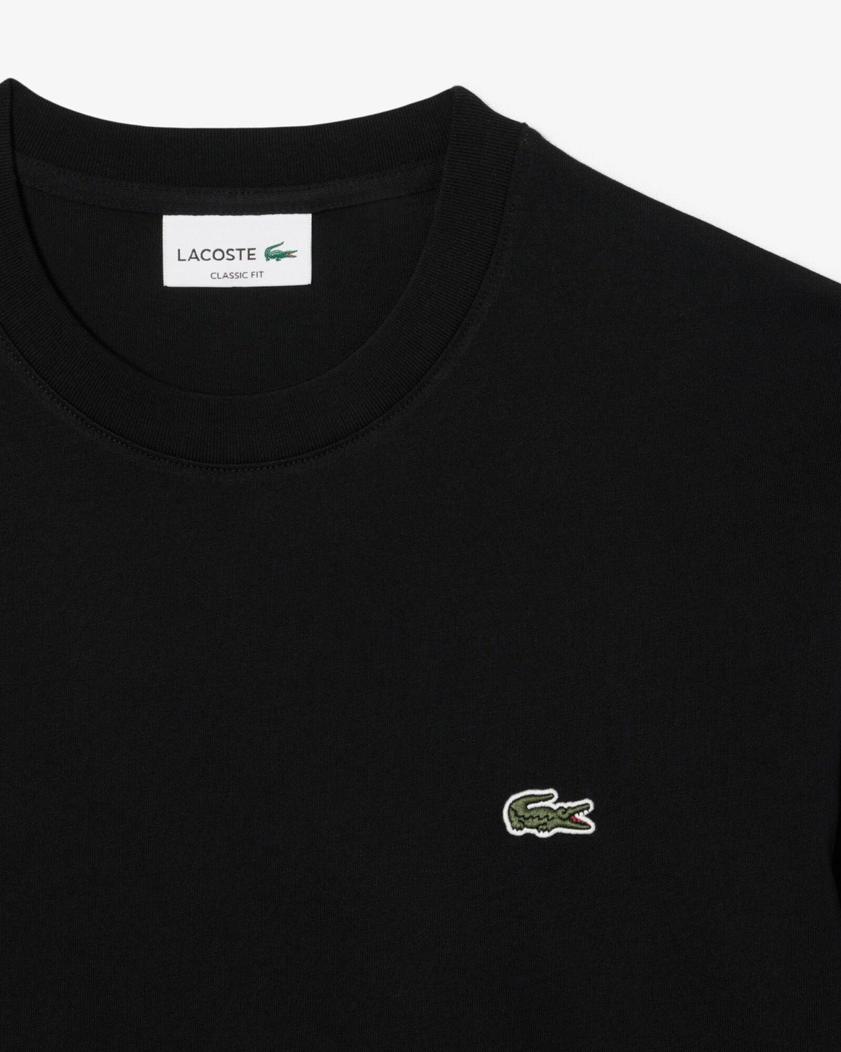 Lacoste Long Sleeved Cotton Mens T-Shirt - Black 031