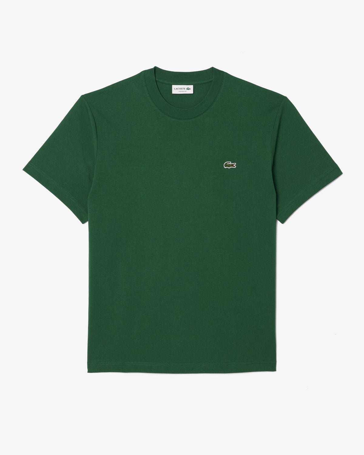 Lacoste Mens Classic Fit Cotton Jersey T-Shirt - Green 132