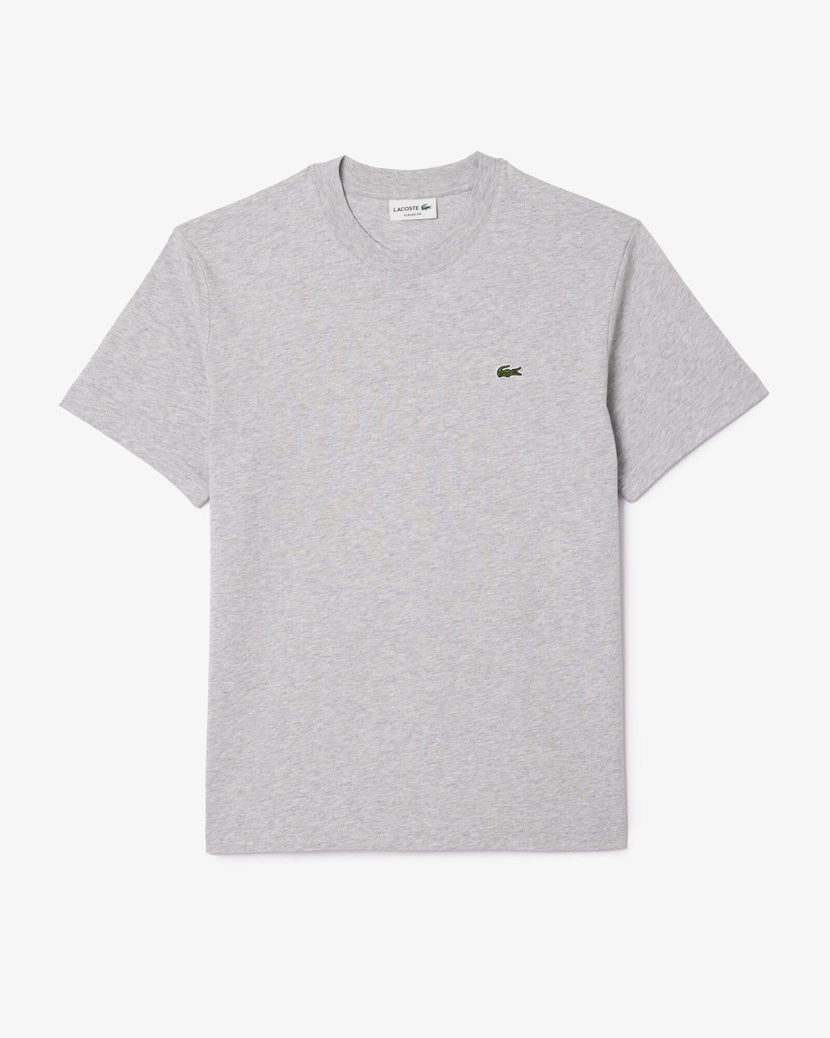 Lacoste Mens Classic Fit Cotton Jersey T-Shirt - Silver Chine CCA